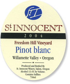 Pinot blanc, Freedom Hill Vineyard