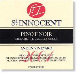 Pinot Noir, Anden Vineyard