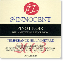 Pinot noir, Temperance Hill