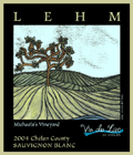 "LEHM" Sauvignon Blanc (Michaela's Vineyard)  - Columbia Valley