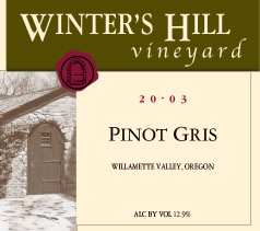 Winter’s Hill Vineyard Pinot Gris