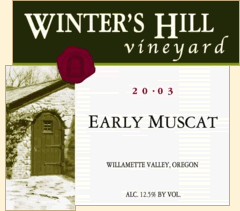 Winter’s Hill Vineyard Early Muscat