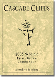 Nebbiolo Estate Grown, Columbia Valley