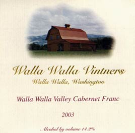 Walla Walla Valley Cabernet Franc