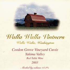 Cordon Grove Vineyard Cuvée Yakima Valley