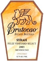 Syrah, Feliz Vineyard Select, Estate Bottled