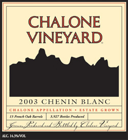 Chalone Vineyard Chenin Blanc