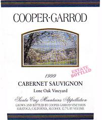 Cabernet Sauvignon, Lone Oak Vineyard