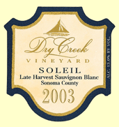 Soleil Late Harvest Sauvignon Blanc