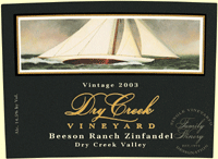 Beeson Ranch Zinfandel