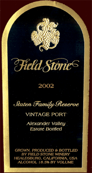 Staten Family Reserve Petite Sirah Vintage Port