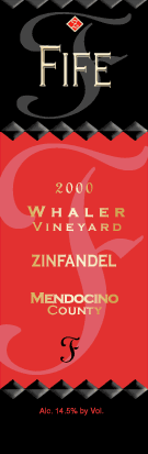 Whaler Vineyard ZINFANDEL