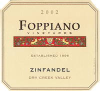 Zinfandel, Dry Creek Valley