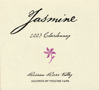 Jasmine Chardonnay - Russian River Valley