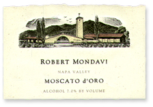 Robert Mondavi Winery Napa Valley Moscato d'Oro
