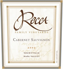 Cabernet Sauvignon, Yountville, Napa Valley