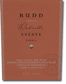 Rudd Oakville Estate Proprietary Red