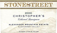 Christopher’s Cabernet Sauvignon