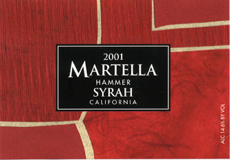 Martella Hammer Syrah