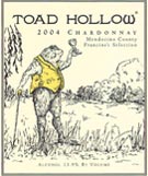 Toad Hollow Chardonnay, Francine's Selection, Mendocino County