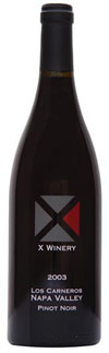 X Winery Napa Valley Pinot Noir