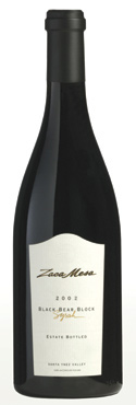 Black Bear Block Syrah, Estate Bottled Santa Ynez Valley