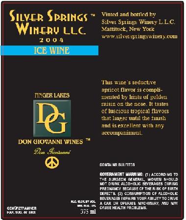 Gewurtztraminer ICE WINE