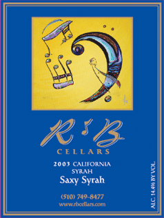 R&B Cellars Saxy Syrah