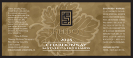 Chardonnay, Sleep Hollow Vineyard, Santa Lucia Highlands, 'Unfiltered', Monterey County