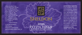 Petite Sirah 'Ripken Vineyard' Lodi appellation