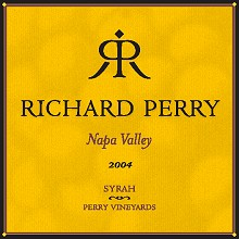 Richard Perry Syrah, Napa Valley