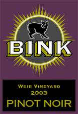 Weir Vineyard Pinot Noir