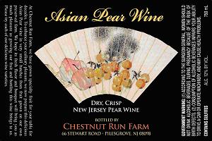 Dry Crisp Asian Pear Wine