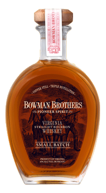 Bowman Brothers Pioneer Spirit VIRGINIA STRAIGHT BOURBON WHISKEY