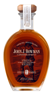 John J. Bowman Pioneer Spirit Virginia Straight Bourbon Whiskey