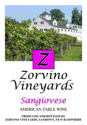 Zorvino Vineyards Sangiovese