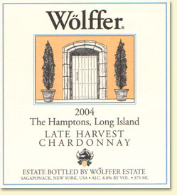 Wölffer Late Harvest Chardonnay